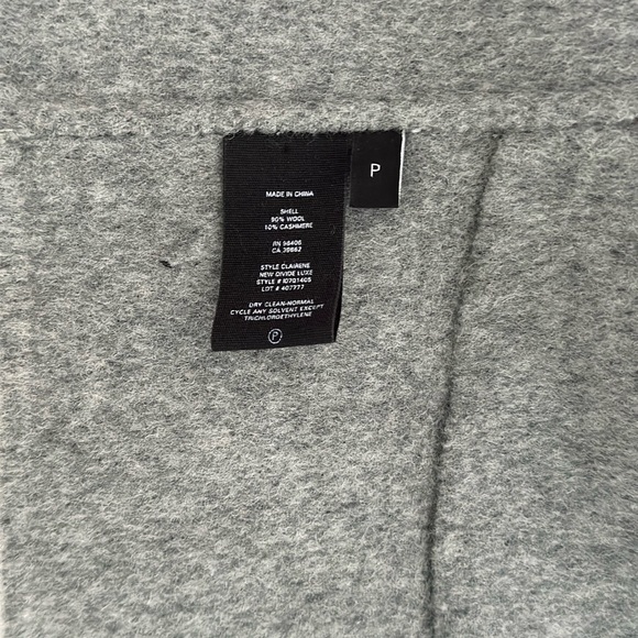 Theory Open Front Coat Double Face Wool Cashmere - Picture 5 of 7